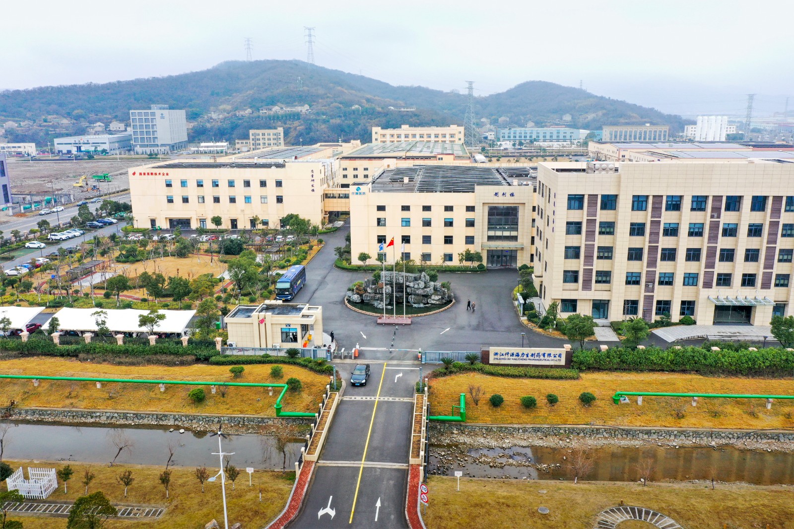 图为供热园区鸟瞰