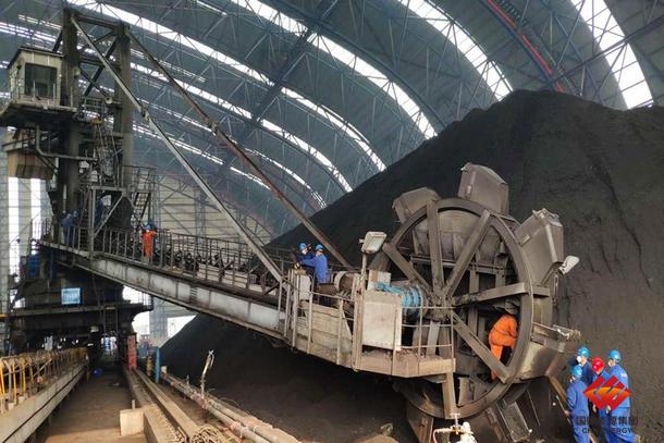 国神集团大港电厂圆满完成2号斗轮机检修工作