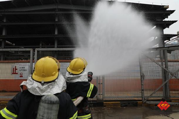 江苏公司谏壁发电厂开展液氨泄漏事故应急预案演练