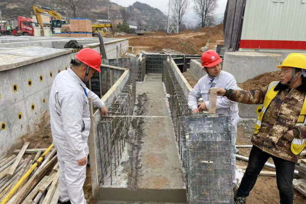 图开展电缆沟合模前联合验收